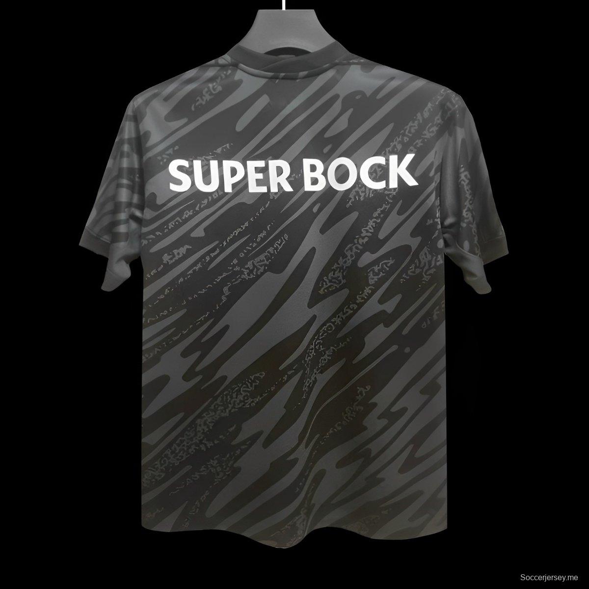 24/25 قميص حارس مرمى سبورتينج لشبونة الأسود