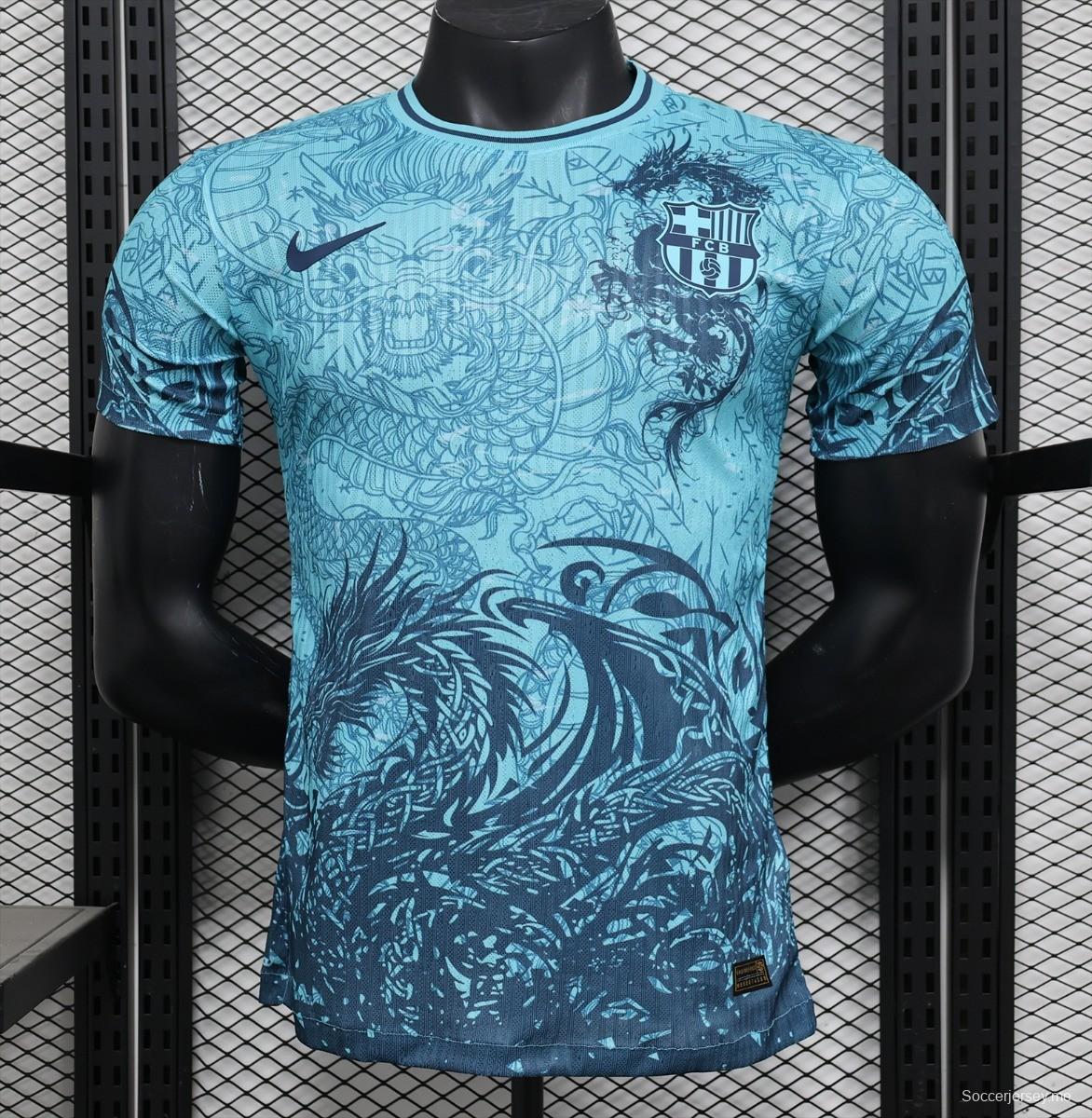 إصدار اللاعب 25/26 قميص تنين برشلونة الخاص 25/26
