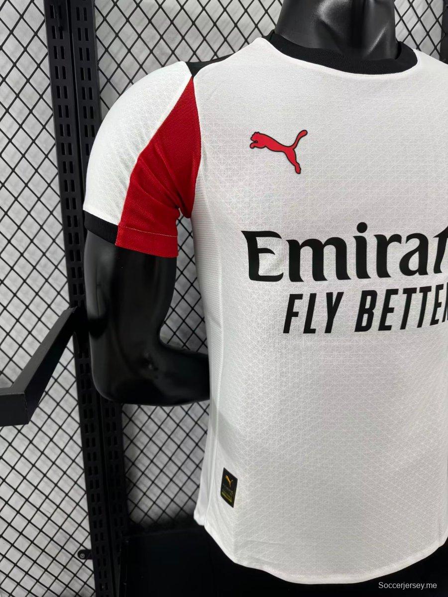 إصدار اللاعب 25/26 قميص خاص أبيض اللون أبيض 25/26 AC خاص