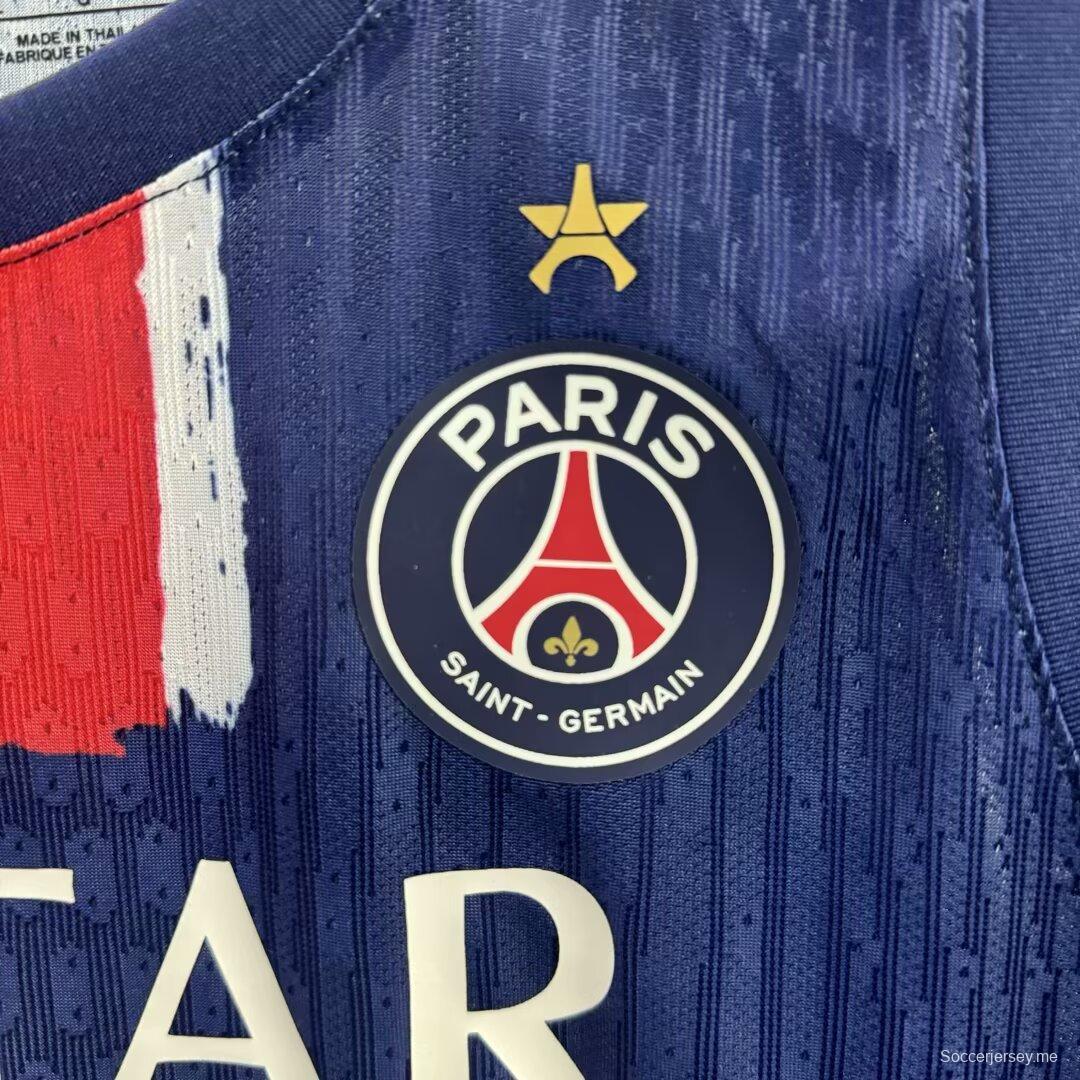 1 Star Women's 25/26 Paris Saint-Germain PSG Navy Blue  Athletic Tank Top