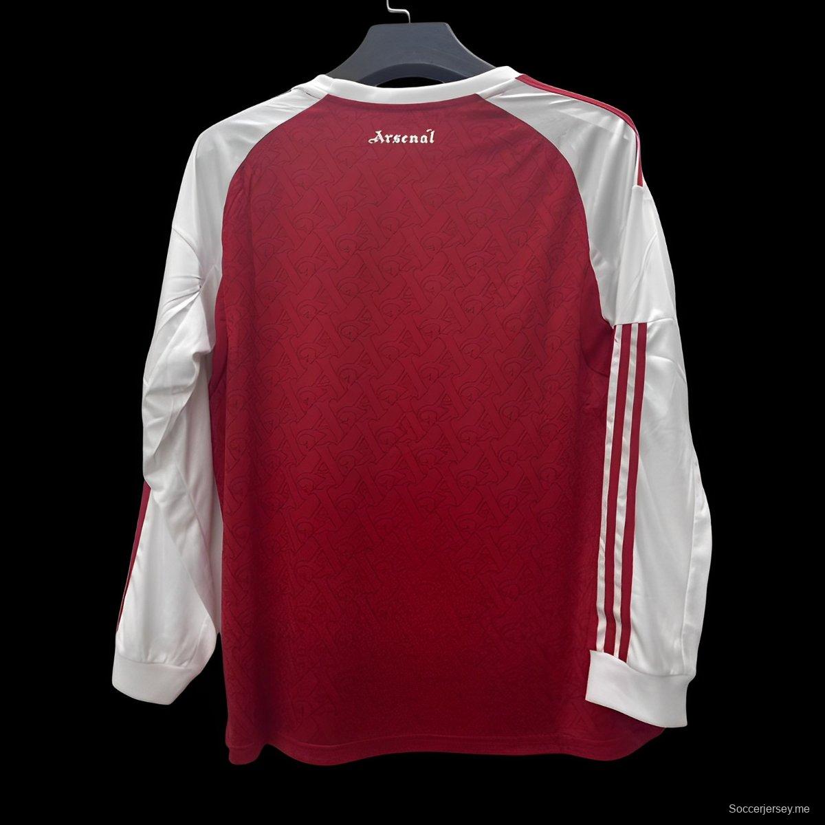 25/26 قميص بأكمام طويلة الأكمام من أرسنال هوم 25/26