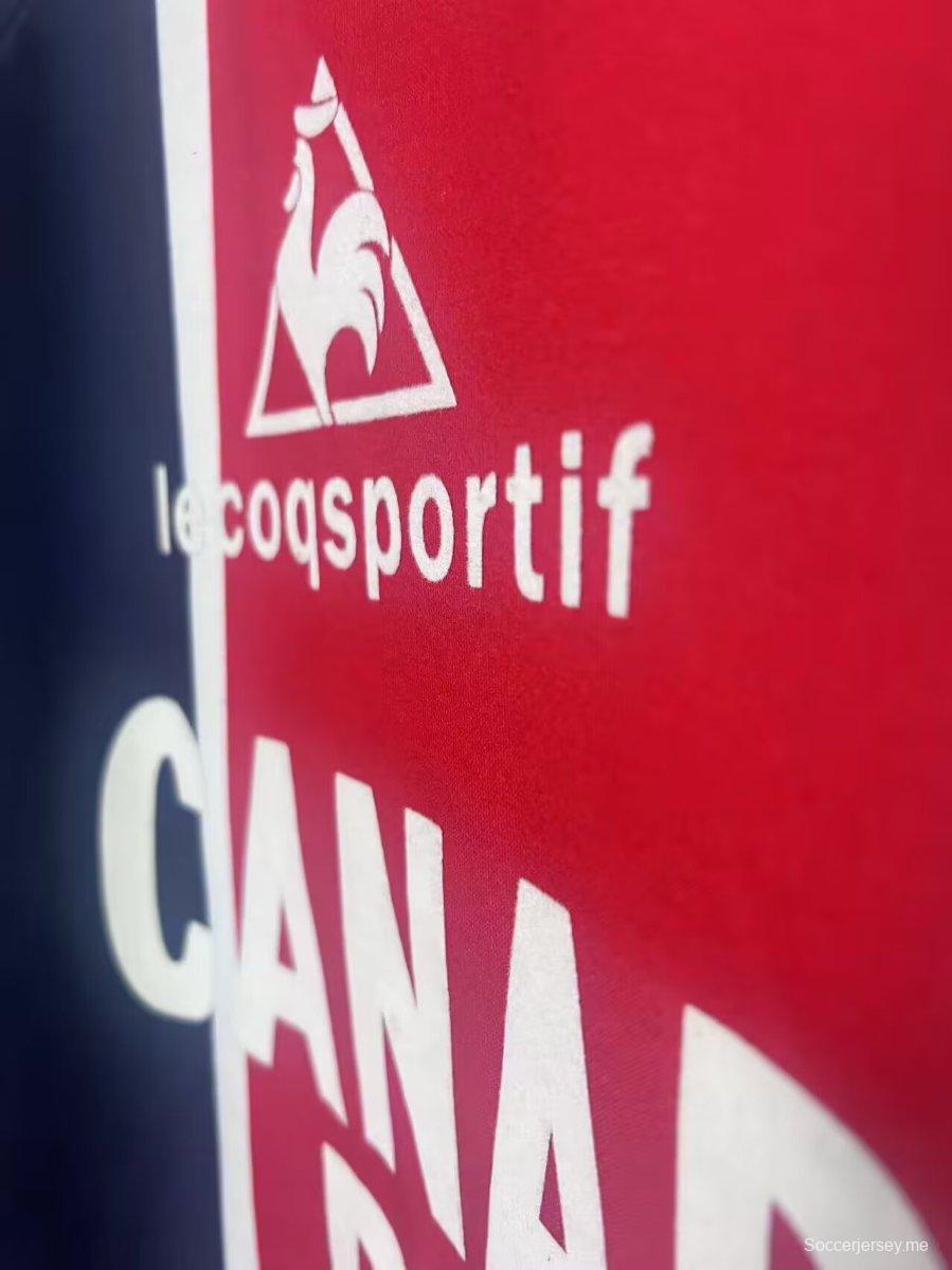 قميص قطني ريترو 74/75 لباريس سان جيرمان مع راعي مخملي