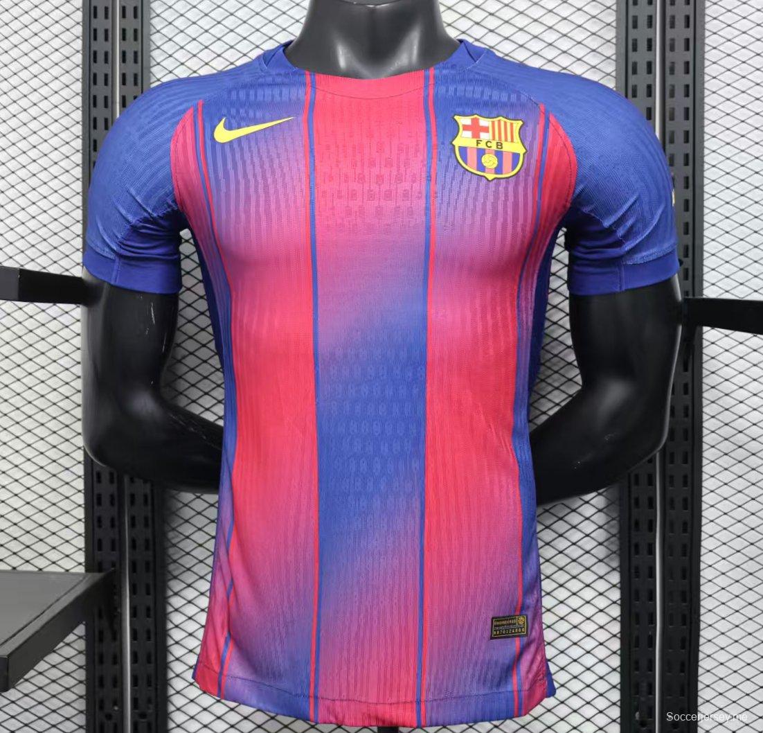 إصدار اللاعب 25/26 قميص برشلونة الأساسي بدون راعي