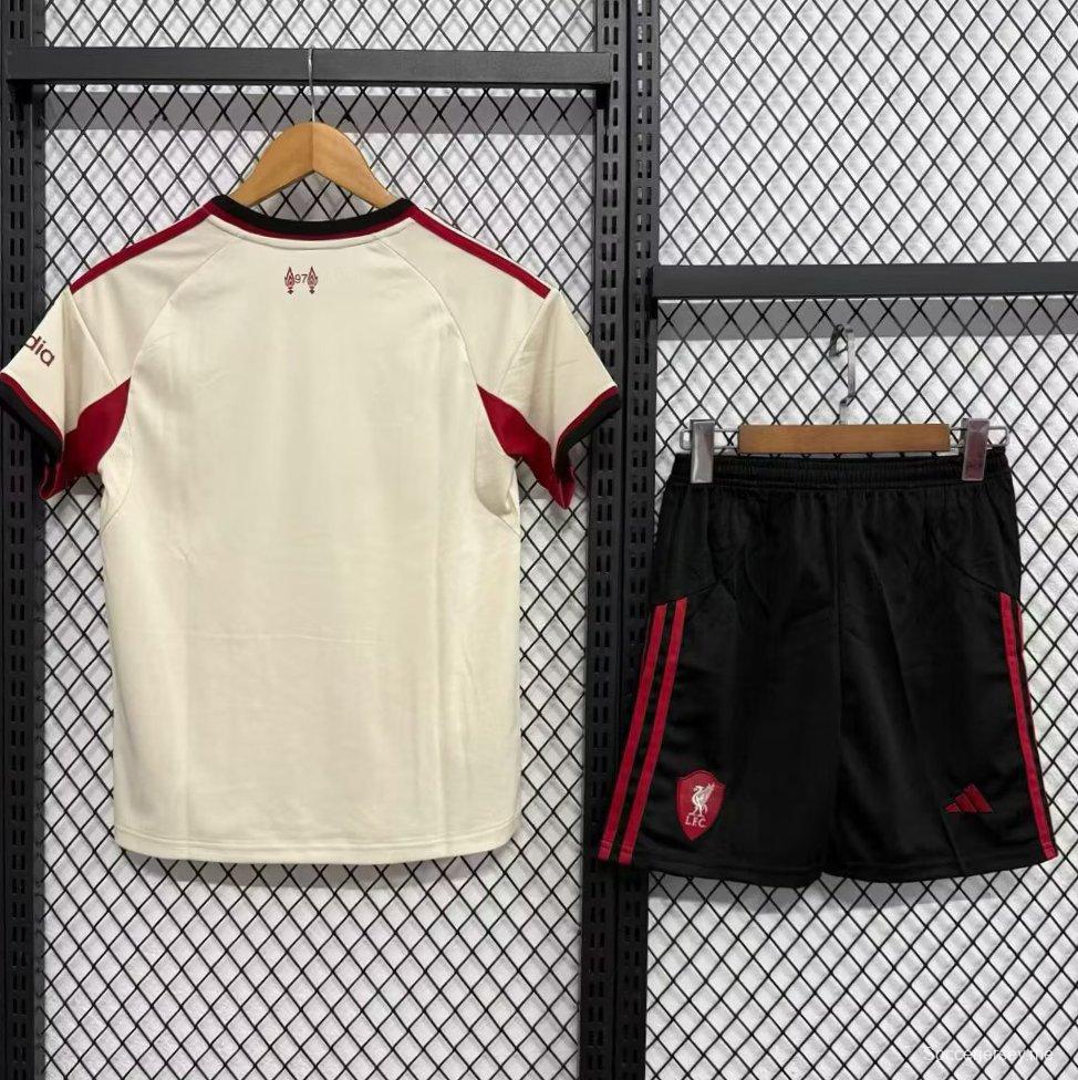 25/26 قميص ليفربول خارج الملعب للأطفال