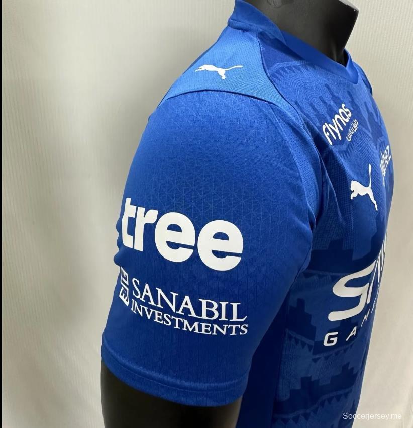 إصدار اللاعب 25/26 قميص الهلال الأساسي 25/26