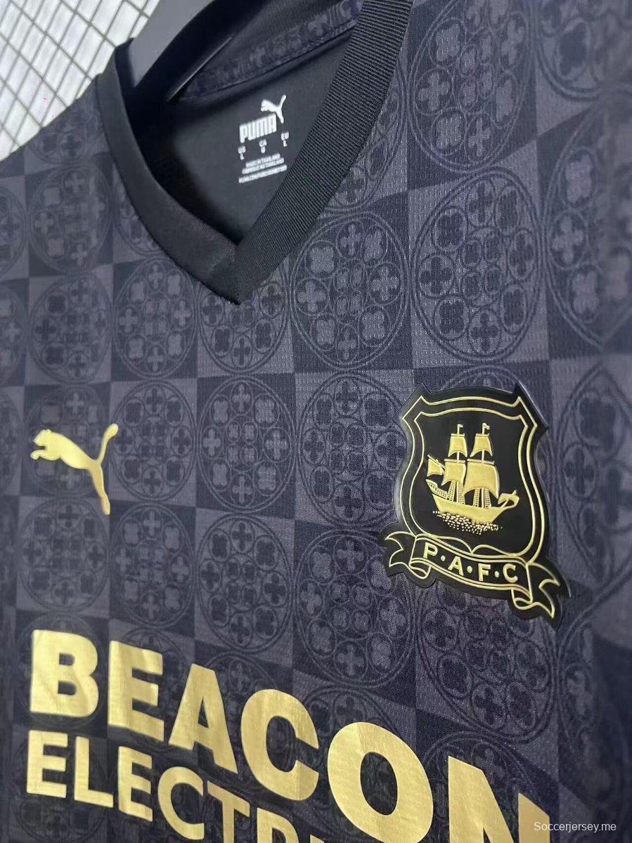 25/26 قميص بليموث أرجايل آواي بلاك جيرسي