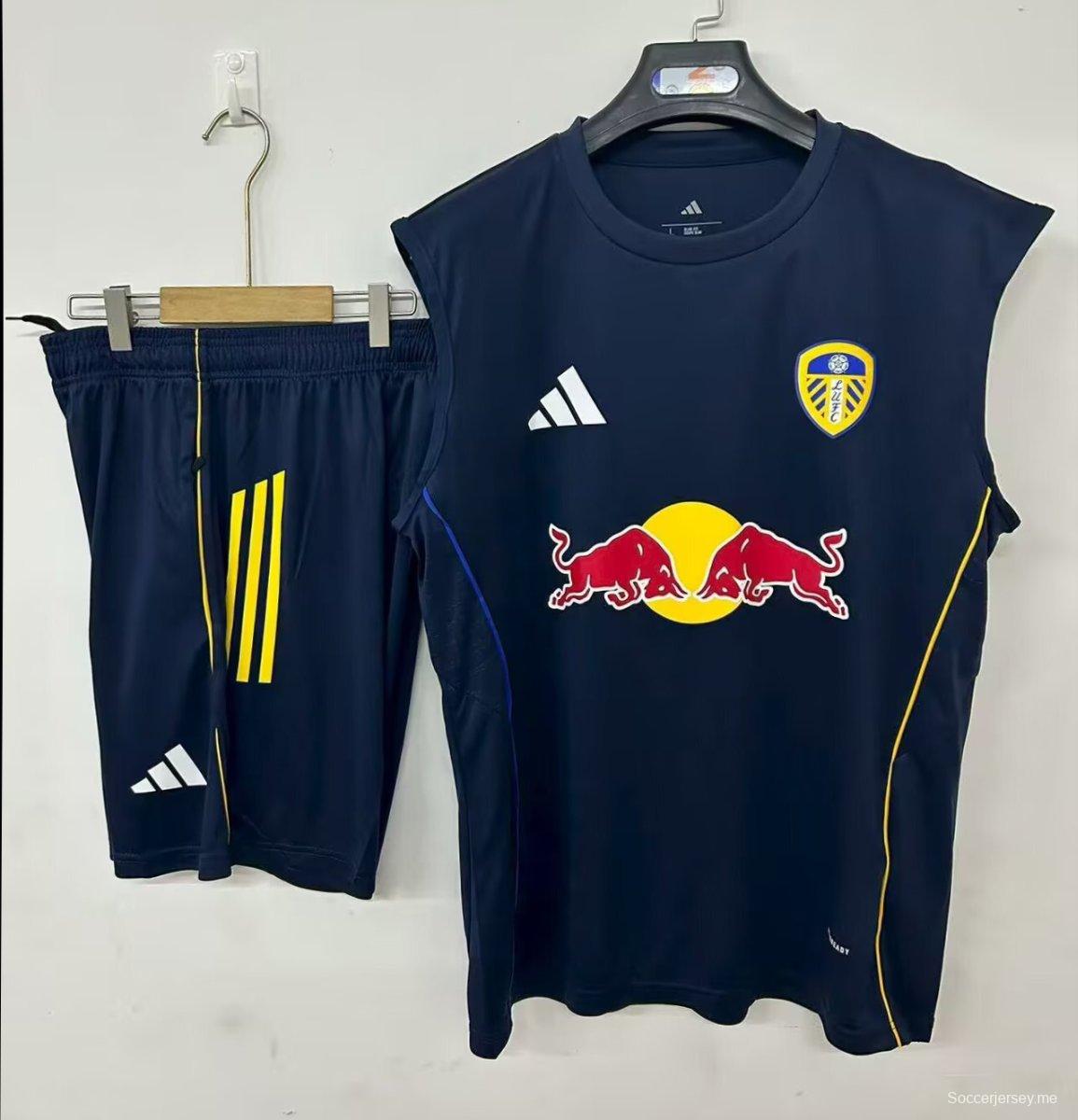 25/26 قميص ليدز يونايتد فيست أزرق ملكي+ شورت أزرق ملكي