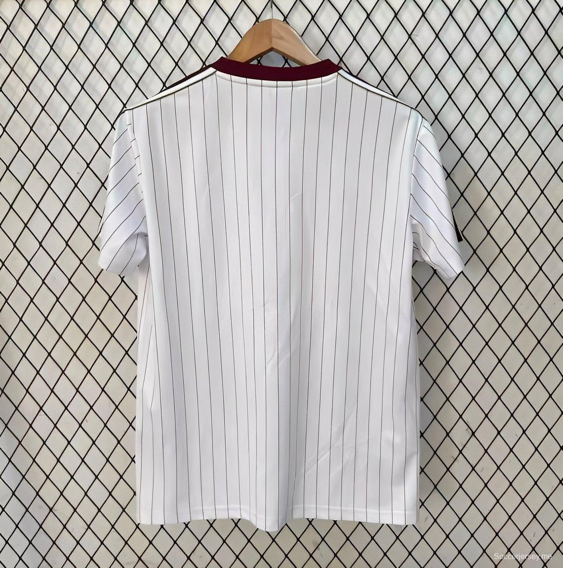 25/26 أرسنال أديداس أديداس أيقونات الشرفة الأصلية باللون الأبيض