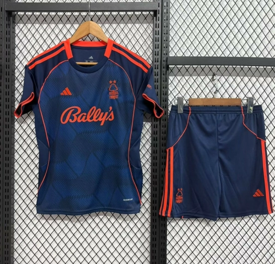 25/26 قميص نوتنجهام فورست الثالث باللون الكحلي للأطفال