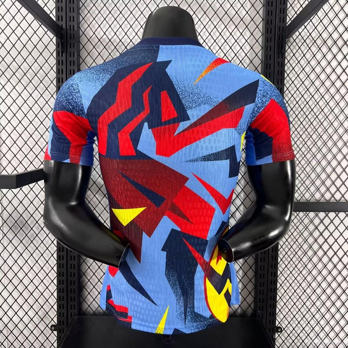 إصدار اللاعب 25/26 قميص نادي برشلونة في الكلاسيكو الرابع قبل المباراة