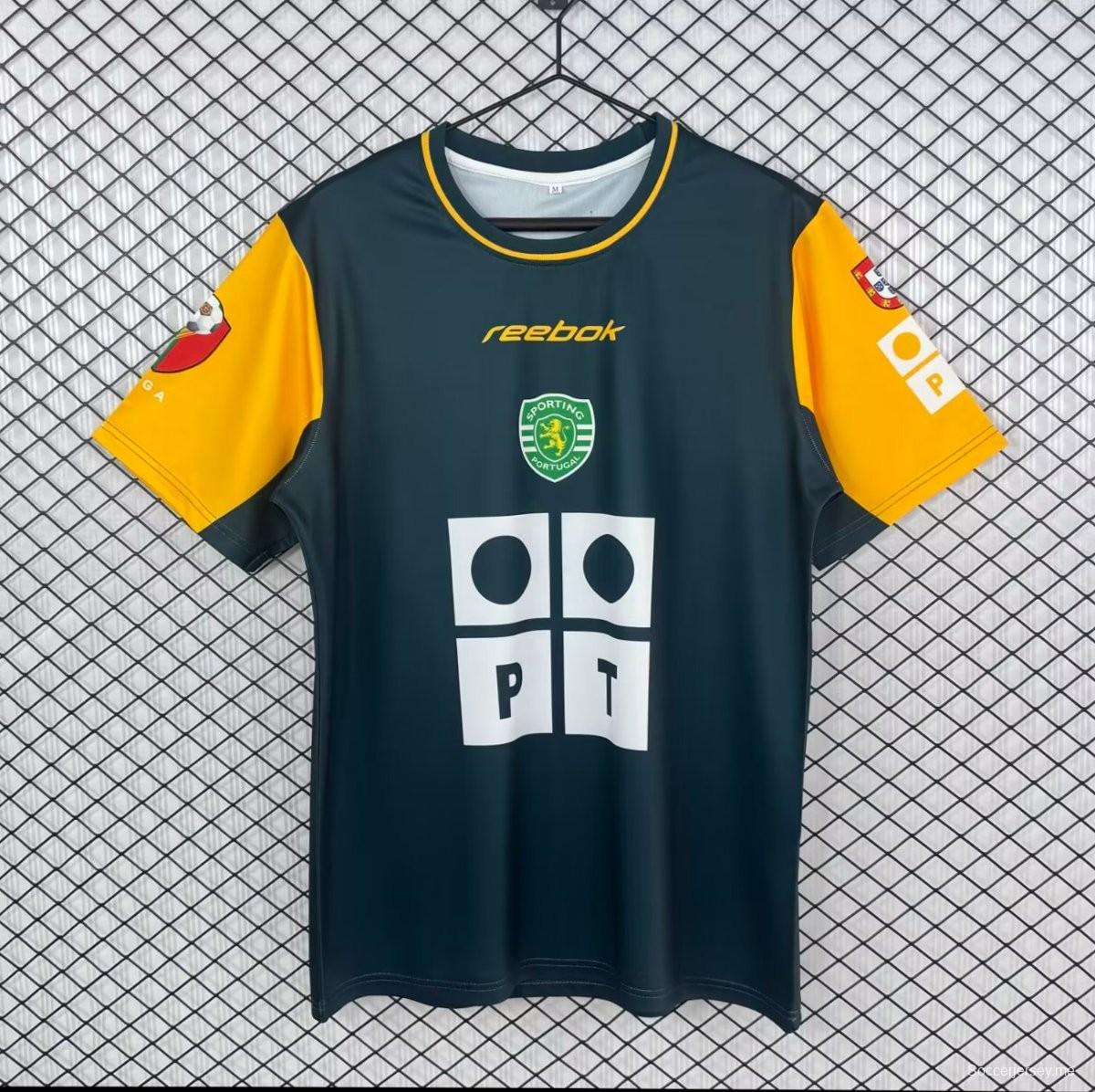 قميص التدريب لسبورتينج لشبونة البرتغالي كريستيانو رونالدو 02/03 ريترو