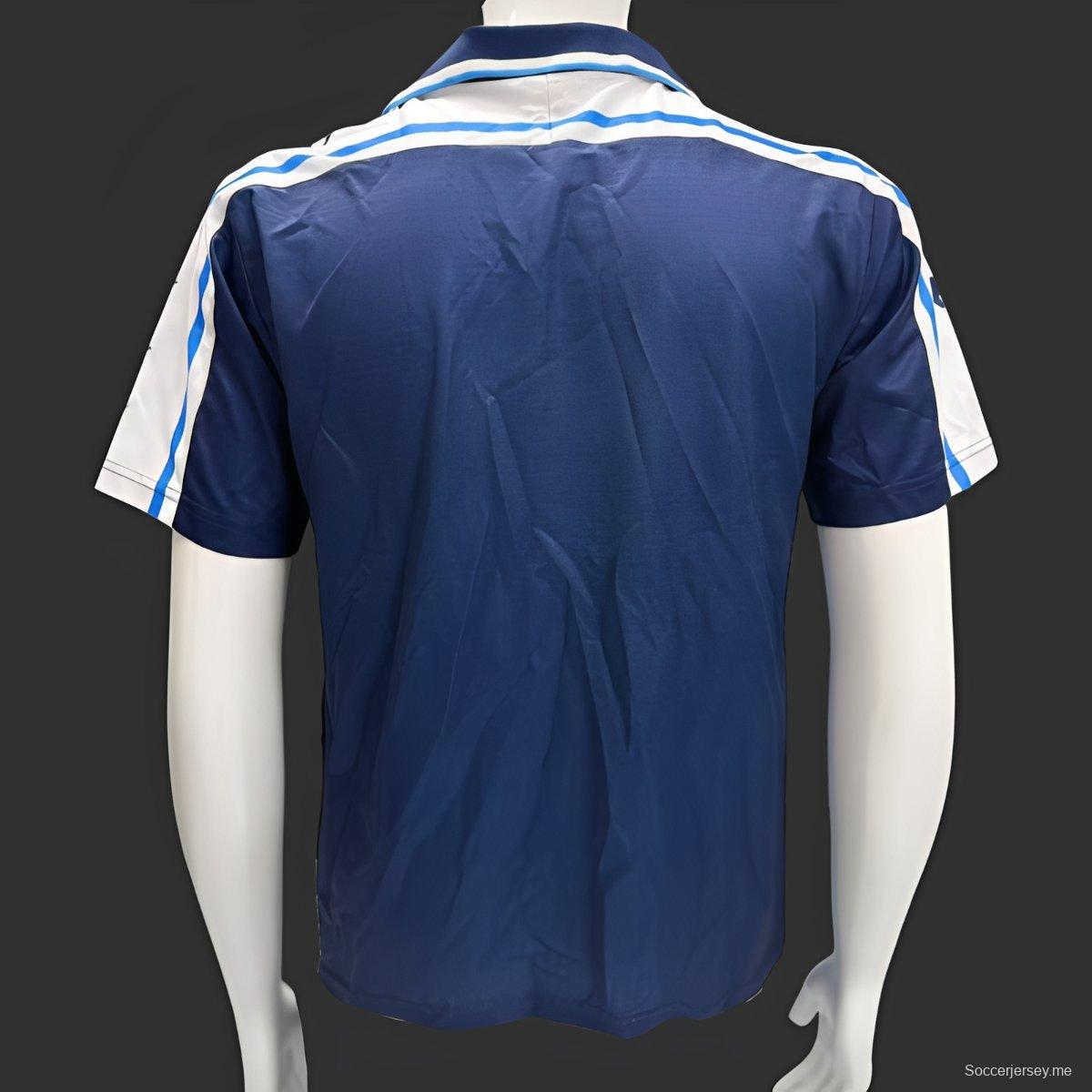 قميص أزرق عتيق 97/98 بيروجيا أزرق اللون خارجي