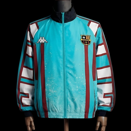1996/97 سترة واقية من الرياح على طراز برشلونة BARCA#9