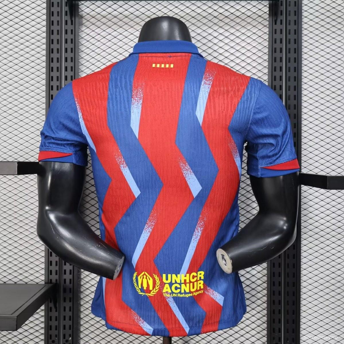 قميص برشلونة الرابع إصدار اللاعب 25/26 مع راعي كأس السوبر