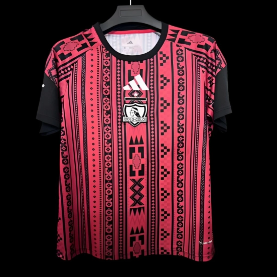 26/27 كولو كولو قميص ما قبل المباراة الأحمر