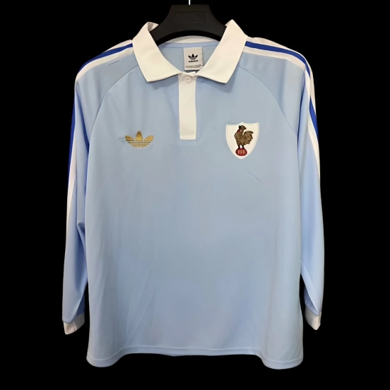2026 قميص رياضي طويل الأكمام من Adidas FFR Crunch Rugby بمناسبة مرور 120 عامًا