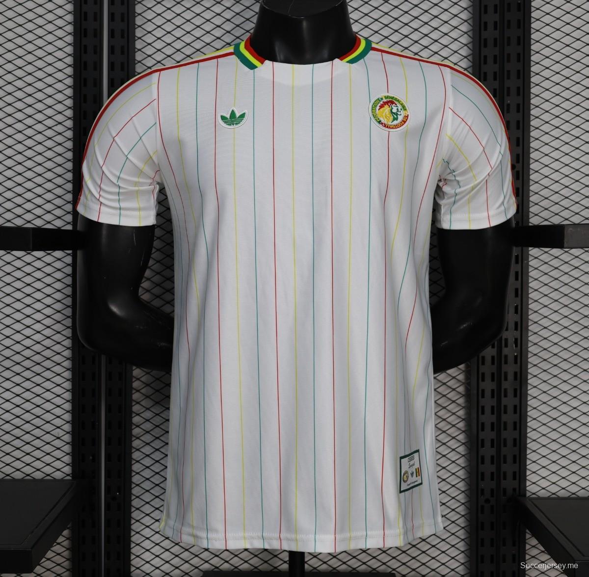 قميص اللاعب رقم 2026 للمنتخب السنغالي، طراز "White Terrace Icons" باللون الأبيض