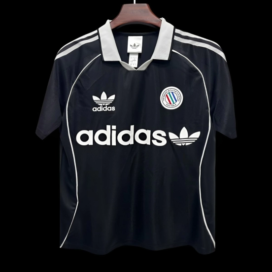 25/26 قميص إسبانيول من RCD Adidas Terrace Icons باللون الأسود