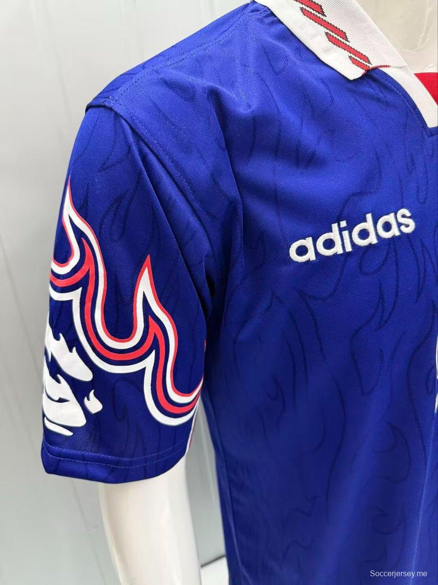 2026 قميص "A Bathing Ape BAPE" × Adidas باللون الأزرق الناري
