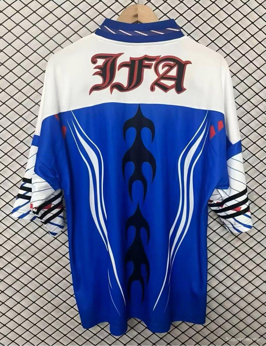 2026 جيرسي "Bringbacks" الياباني بإصدار "Remixed Blue Lifestyle Fit"