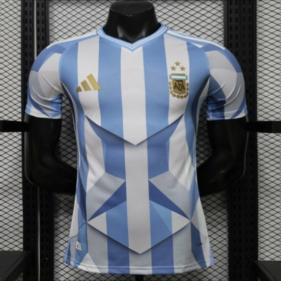 قميص اللاعب الإصدار 2026، النسخة الخاصة للأرجنتين، الأزرق السماوي والأبيض