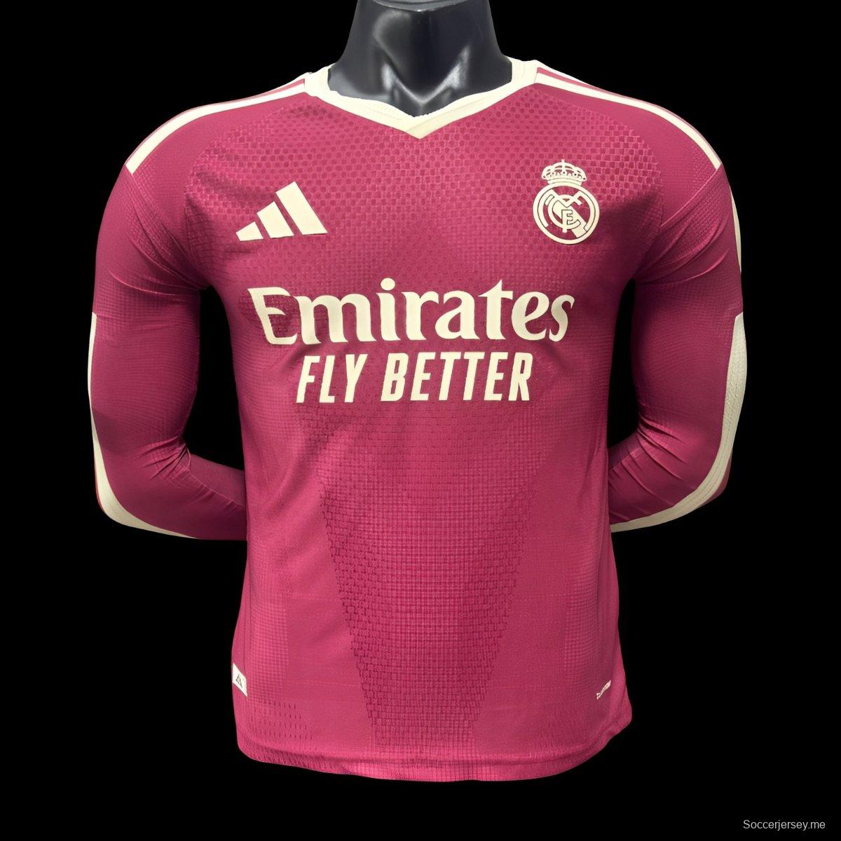 قميص ريال مدريد الثالث طويل الأكمام للاعبين، موسم 2026/2027