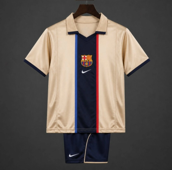 قميص برشلونة خارجي Retro Kids 01/02